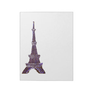Bloc-note Tour Eiffel Pointillisme