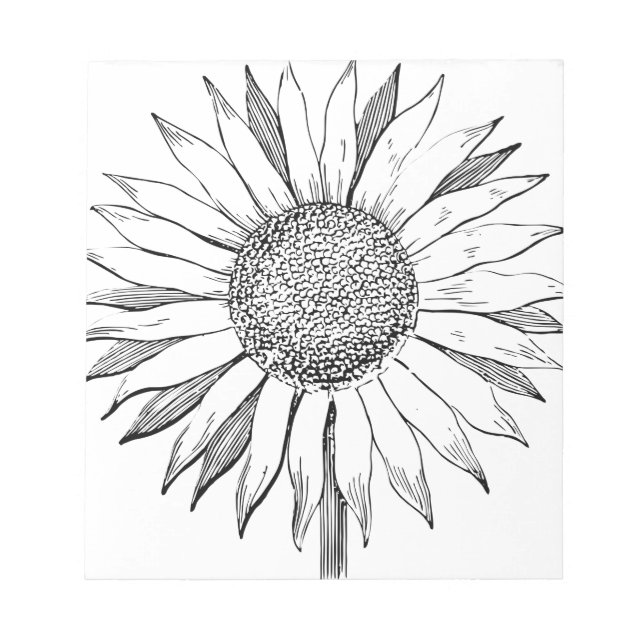 Bloc-note Tournesol illustré (Devant)