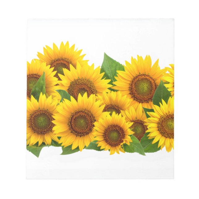 Bloc-note Tournesols (Devant)