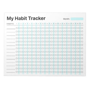 Bloc-note Tracker Habit