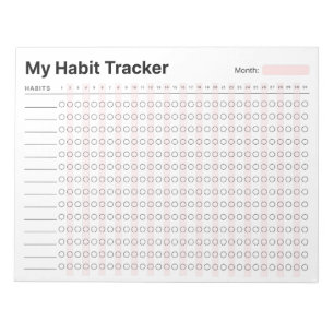 Bloc-note Tracker Habit