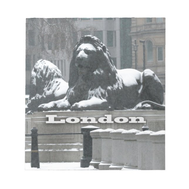 Bloc-note Trafalgar Square Londres (Devant)