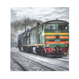 Bloc-note Train à vapeur ferroviaire moteur Steampunk Destin