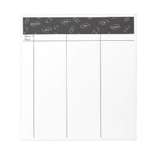 Bloc-note Traqueur de médecine
