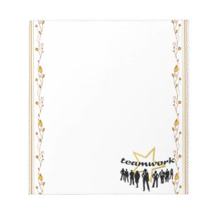 Bloc-note Travail d'équipe
