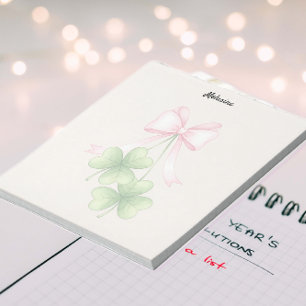 Bloc-note Trèfles et nœud