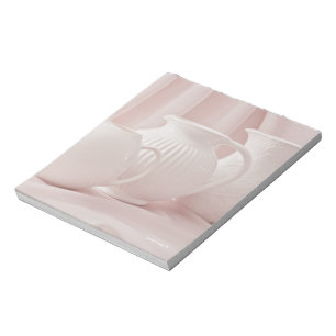 Bloc-note Trois lanceurs blancs Note Pad
