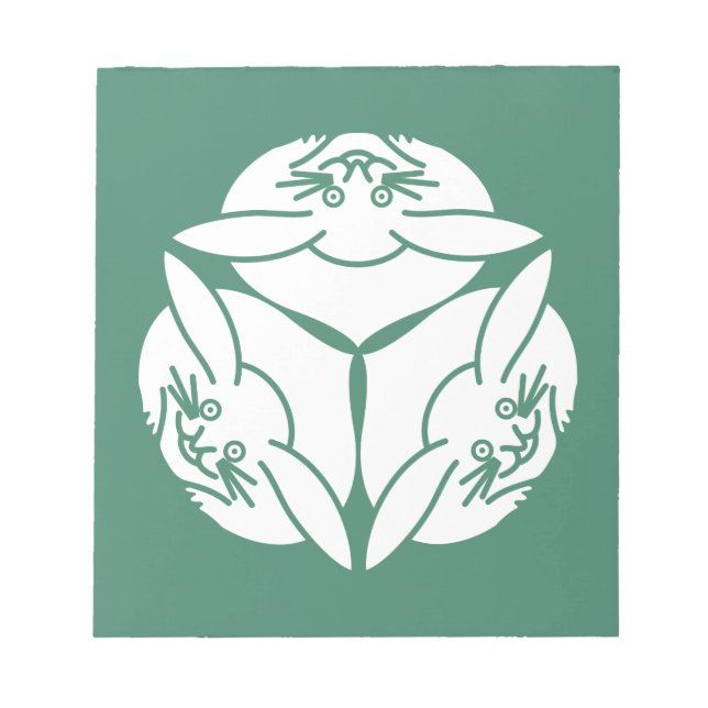 Bloc-note Trois lapins (Devant)