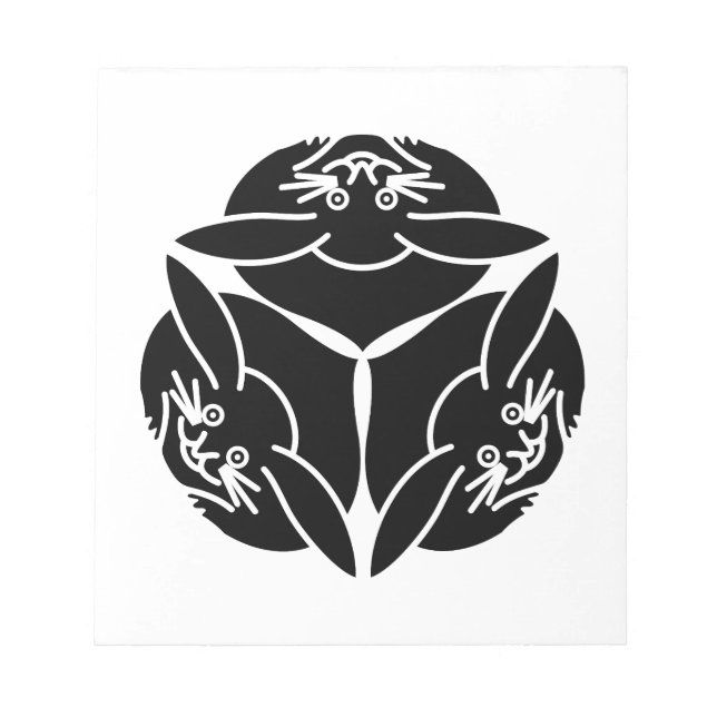 Bloc-note Trois lapins (Devant)