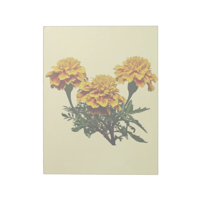 Bloc-note Trois Marigolds (Tourné)