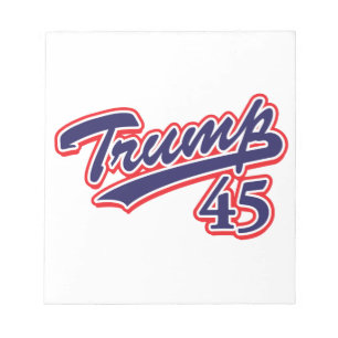 Bloc-note Trump 45 !