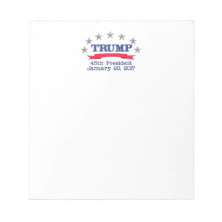 Bloc-note Trump 45e président