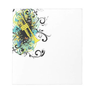 Bloc-note Trumpet Grunge Swirl