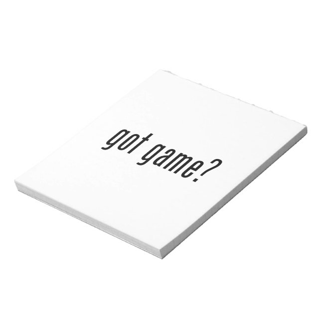 Bloc-note tu as du jeu ? (Tourné)