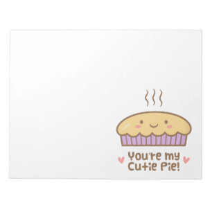 Bloc-note Tu es mon adorable gâteau pour elle