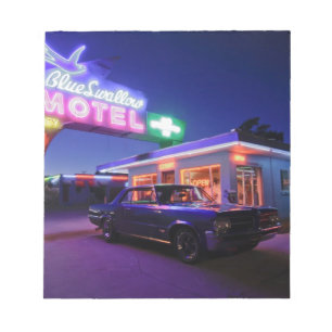 Bloc-note Tucumcari, Nouveau Mexique, Etats-Unis. Itinérair