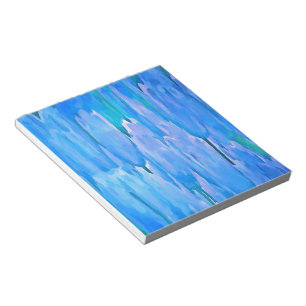 Bloc-note Tulipes bleues Abstraites motifs floraux