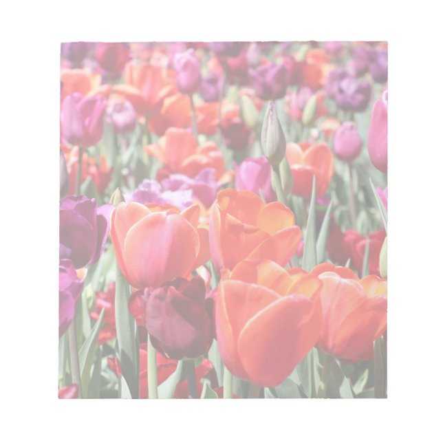 Bloc-note Tulipes chaudes tombées (Devant)