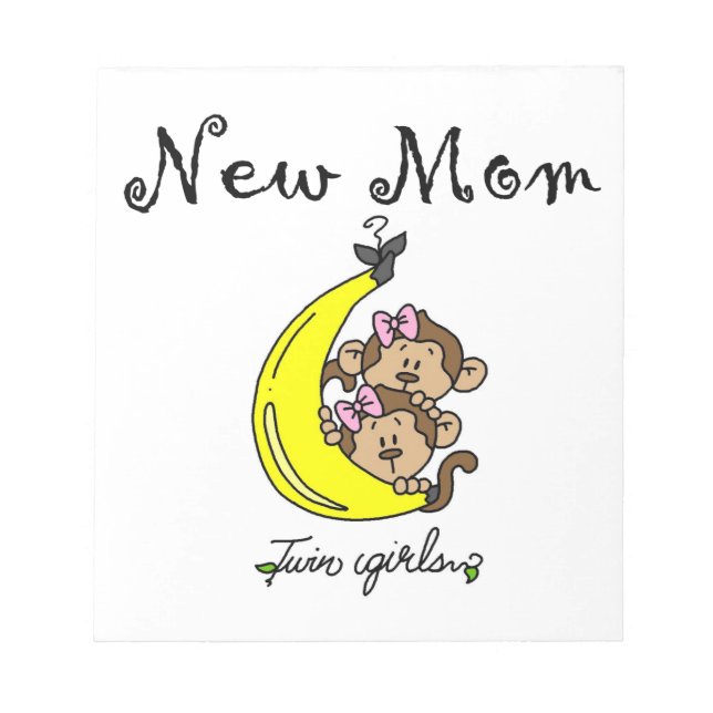 Bloc-note Twin Girls Nouveau cadeau maman (Devant)