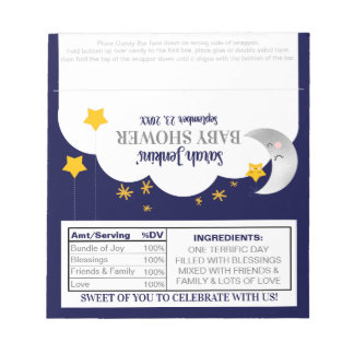 Bloc-note Twinkle Twinkle Star Baby shower Candy Wrapper