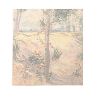 Bloc-note Un arbre dans un champ pendant la journée ensoleil