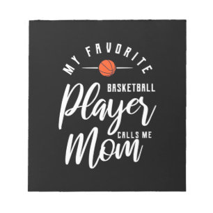 Bloc-note Un Joueur De Basket M'Appelle Maman
