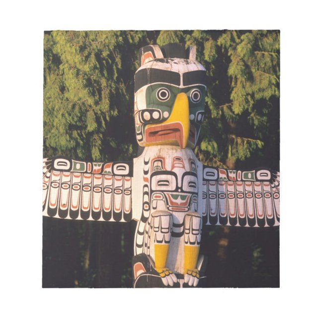 Bloc-note Un totem À Vancouver, Canada. (Devant)