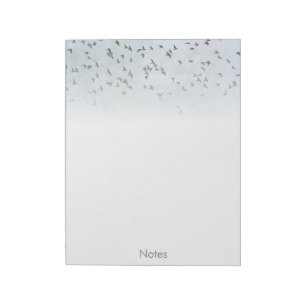 Bloc-note Un troupeau d'oiseaux