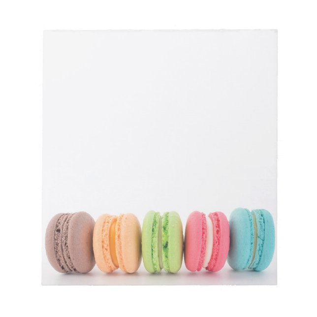 Bloc-note Une quintette de Macarons (Devant)