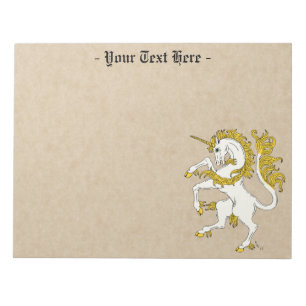 Bloc-note Unicorn Rampant