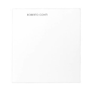 Bloc-note Unique Moderne Minimaliste Simple