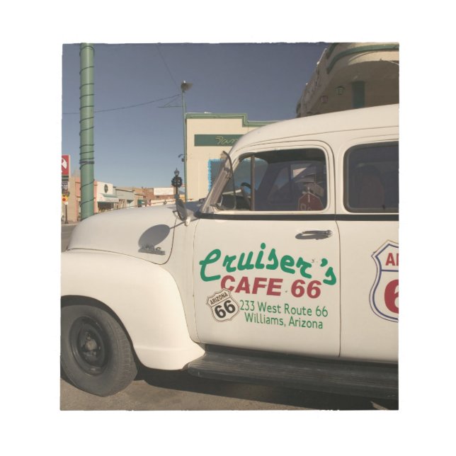 Bloc-note USA, Arizona, Williams : Cruisers Cafe 66 Old (Devant)