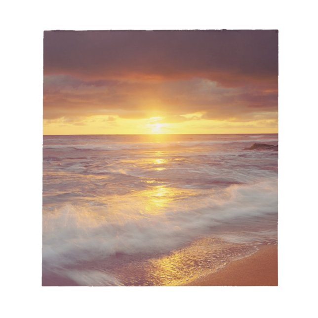 Bloc-note USA, Californie, San Diego. La plage de Sunset Cli (Devant)