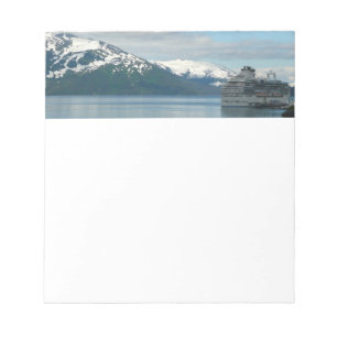 Bloc-note Vacances de croisière en Alaska Photographie de vo