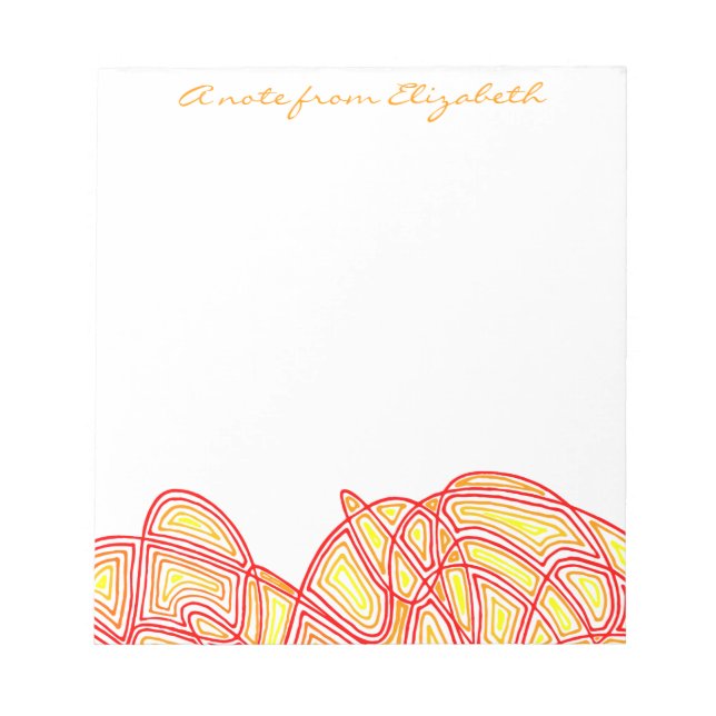 Bloc-note Vagues (Devant)