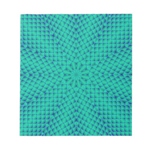 Bloc-note Vagues vertes et bleues