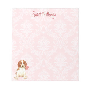 Bloc-note Valentine Rose Welshie