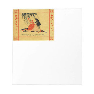 Bloc-note Valentine vintage