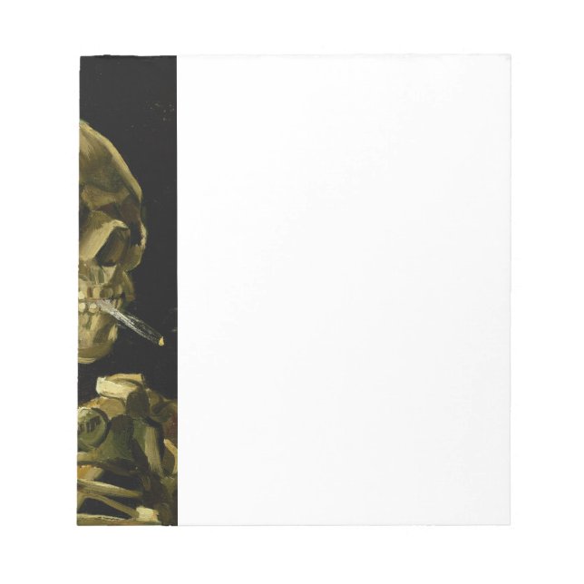 Bloc-note Van Gogh Fumer du squelette (Devant)