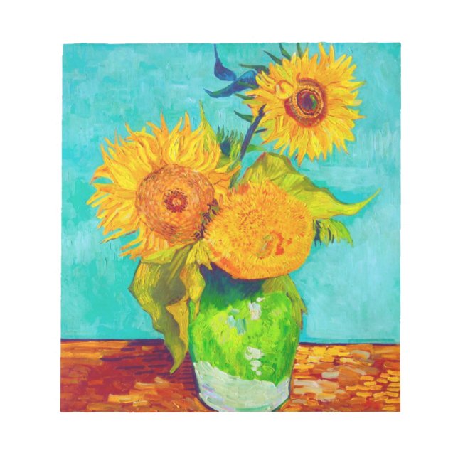Bloc-note Van Gogh Sunflowers (Devant)