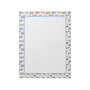 Bloc-note Véhicules à thème