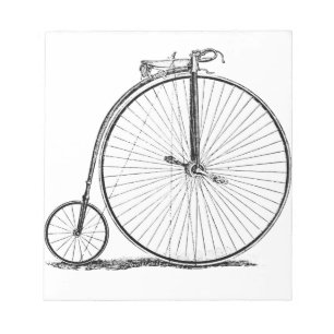 Bloc-note Vélo à grande roue Penny Farthing