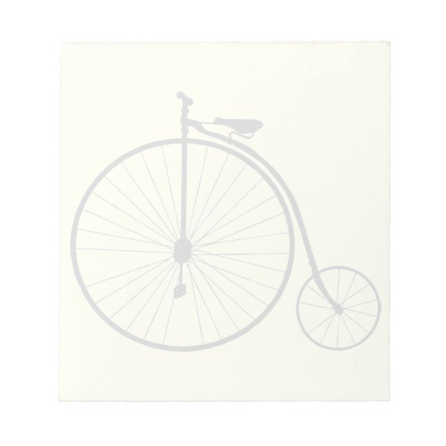 Bloc-note Vélo vintage personnalisé (Devant)
