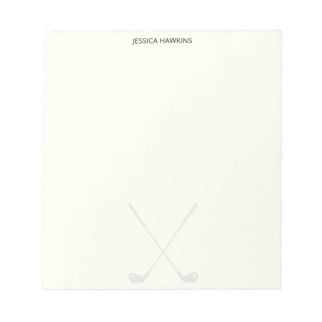 Bloc-note Ventilateur de golf simple papeterie personnelle C (Devant)