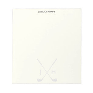 Bloc-note Ventilateur de golf simple papeterie personnelle C