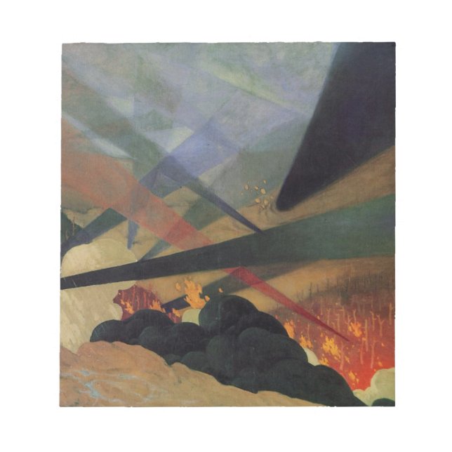 Bloc-note Verdun (World War One Battle Scene) (par Vallotton (Devant)