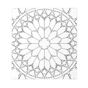 Bloc-note Verre de couleur rose