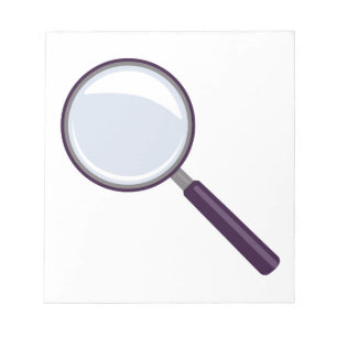 Bloc-note Verre grossissant