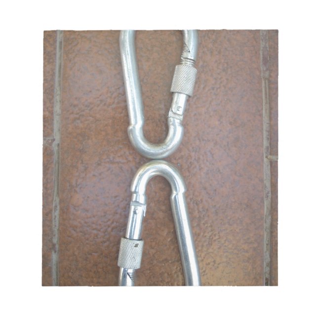 Bloc-note Verrouillage : Conception de serrure de carabiner  (Devant)