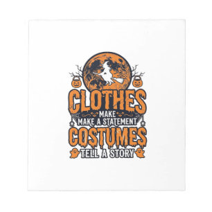 Bloc-note Vêtements Halloween Vintage Chemise de déclaration